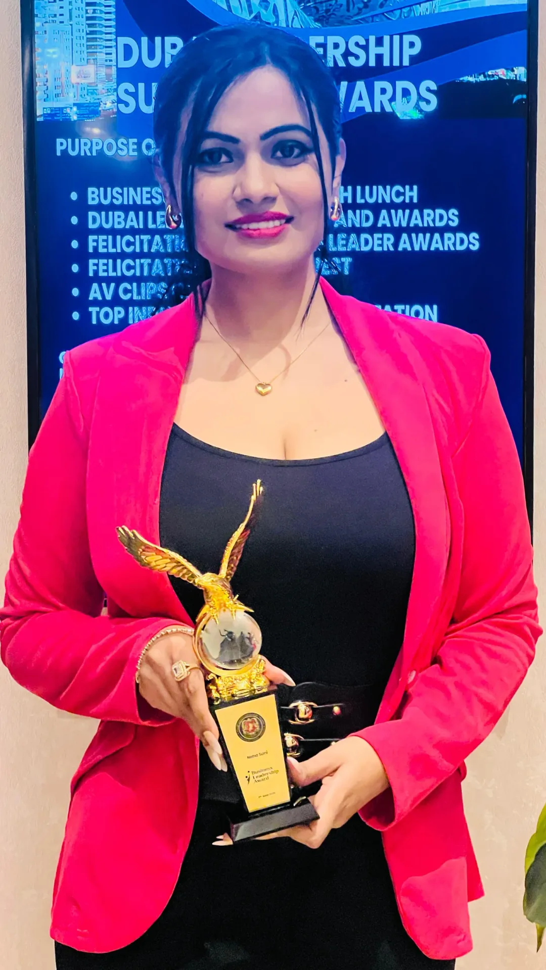 Corum8 receiving an industry award