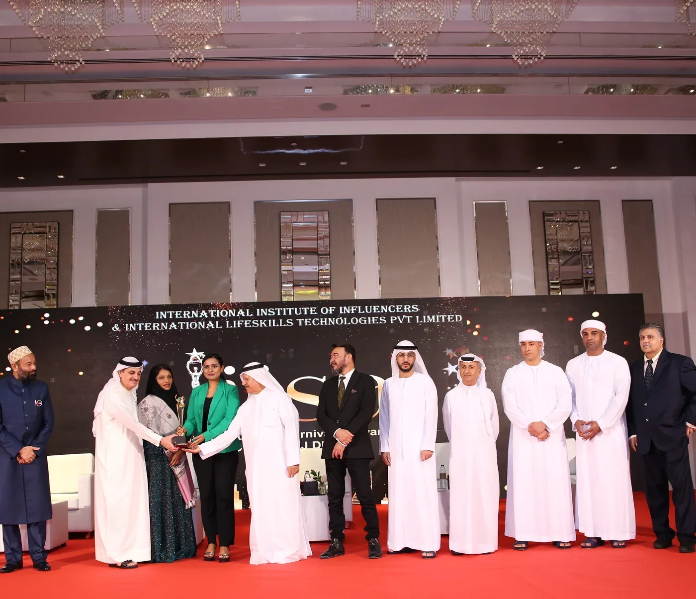 Corum8 receiving an industry award