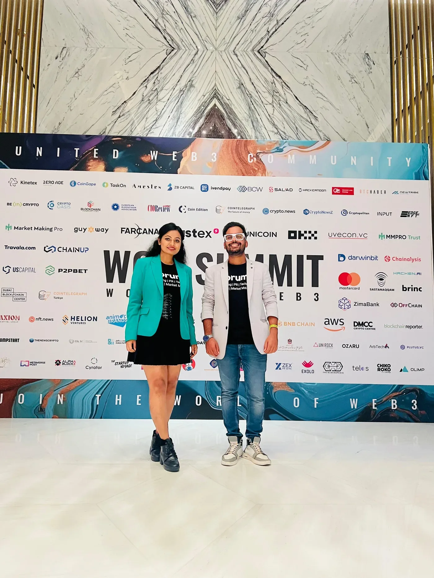 Corum8 team attending an industry event