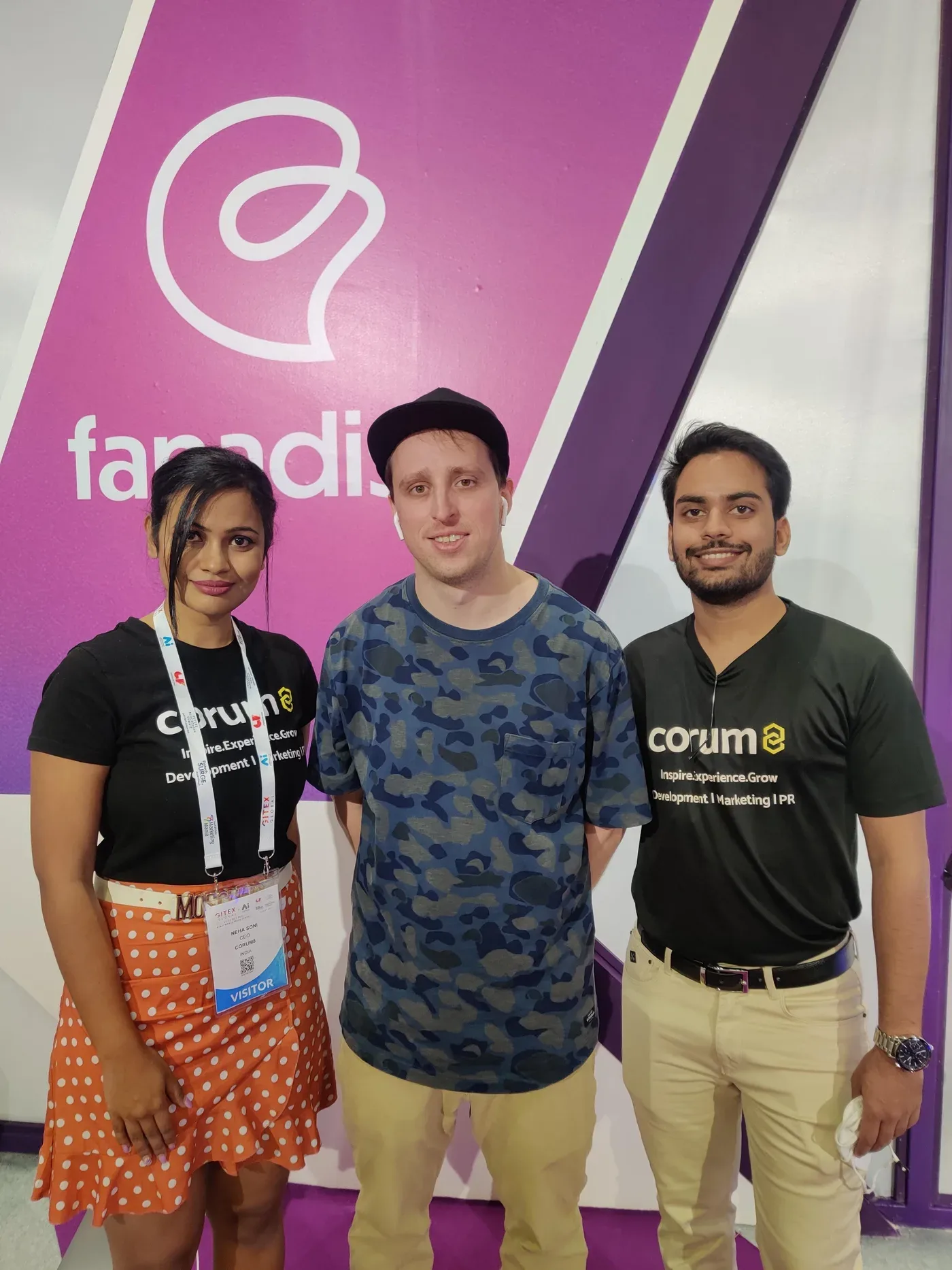 Corum8 team with a launch client